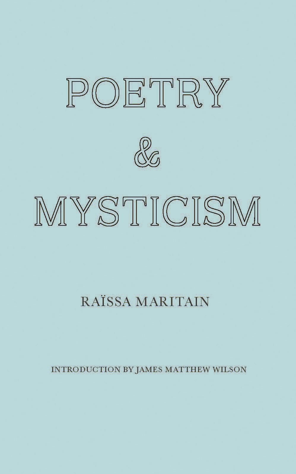 Poetry and Mysticism