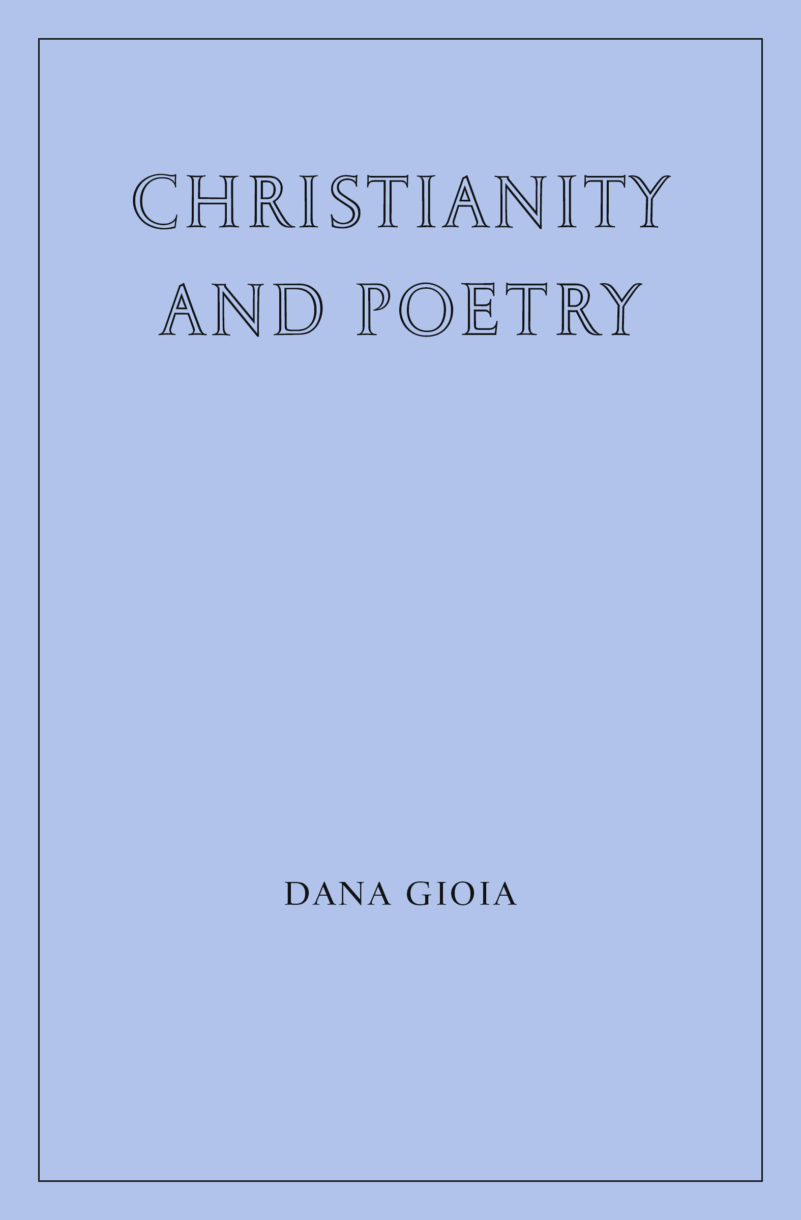 Christianity and Poetry