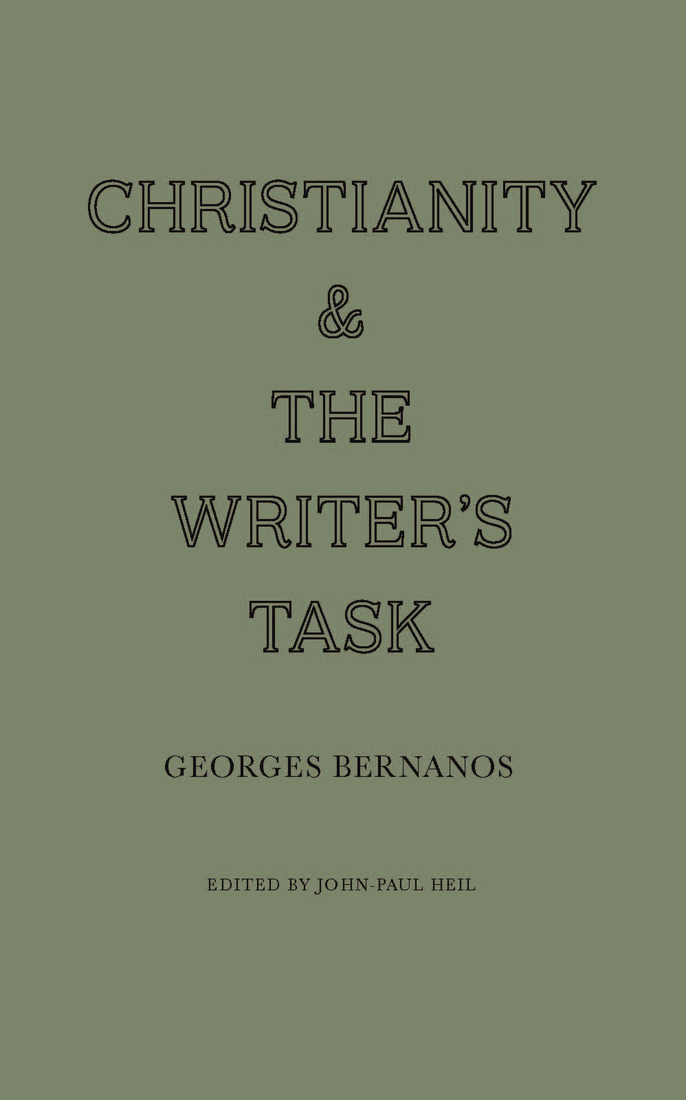 Christianity and the Writer's Task